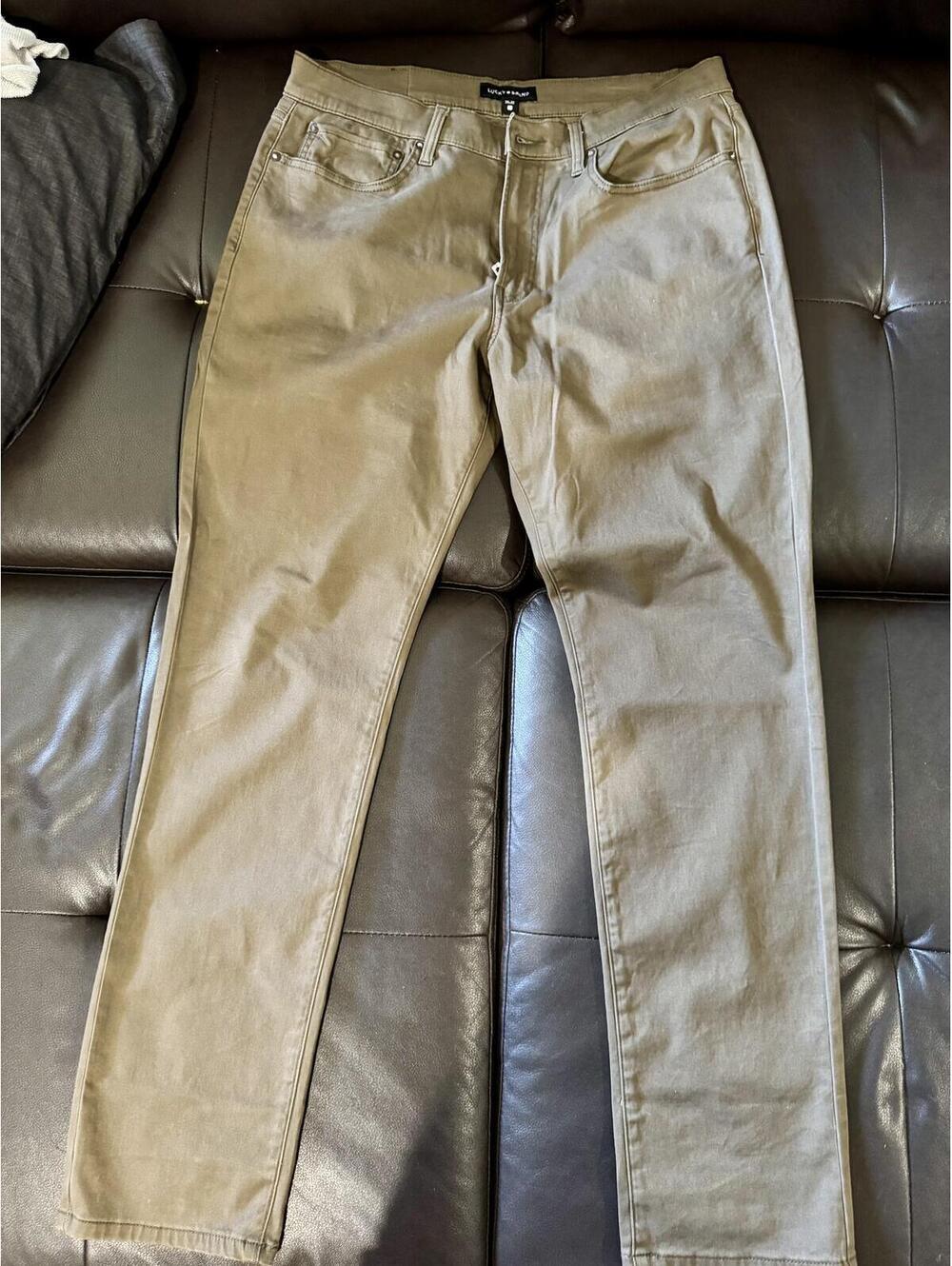 Lucky Brand Men’s 121 Slim Straight Stretch Pants